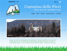 Tablet Screenshot of camminodellepievi.it
